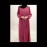 1pc Elegant holiday fashion versatile loose pleated rear zipper solid color suitable for daily wear comfortable casual loose comfortable Women's abaya dress.abayas for women muslim long sleeve dresses for women long frocks for women