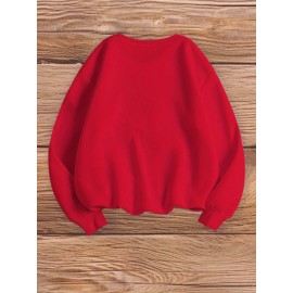 Women's Dental Assistant Graphic Print Crew Neck Sweatshirt - Teeth Leopard Pattern Casual Pullover, Relaxed Fit Fall & Spring Top, Machine Washable, Dental Assistant Gifts, No Stretch Fabric