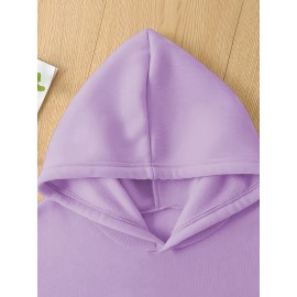 RUEPEI A Women's Lavender 100% Polyester Machine-Washable Sweatshirt - 