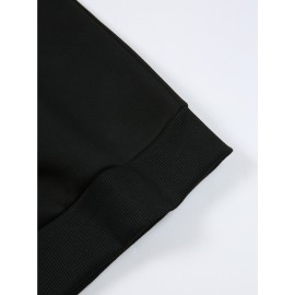 Women'S 2pcs Set, Women'S Casual Bow Print Design Crew Neck Sweatshirt and Leggings, Fall/ Winter