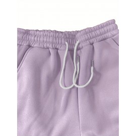 Autumn Winter New Arrival, Sunflower Creative Letter Print Hoodie Sweatshirt and Pants Two-Piece Set, Casual Style, with Pocket, for Women, Fall/Winter Collection, Graphic Design, Long Sleeve, Comfortable Fit, Perfect for Outdoor